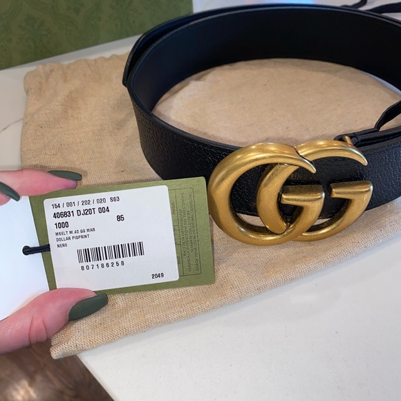 ✨Authentic Gucci GG Marmont Wide Belt 85✨ - Picture 7 of 7